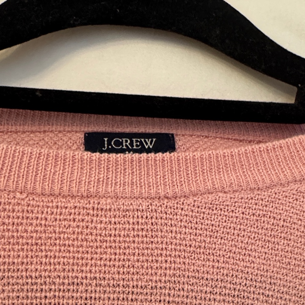 J. Crew Pink Crewneck Sweater - Picture 9 of 14